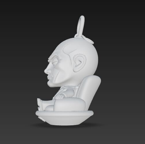 Cute Heroes Characters Keychain Collection Set of 6 3D print model_78