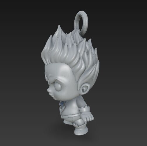 Cute Heroes Characters Keychain Collection Set of 6 3D print model_27