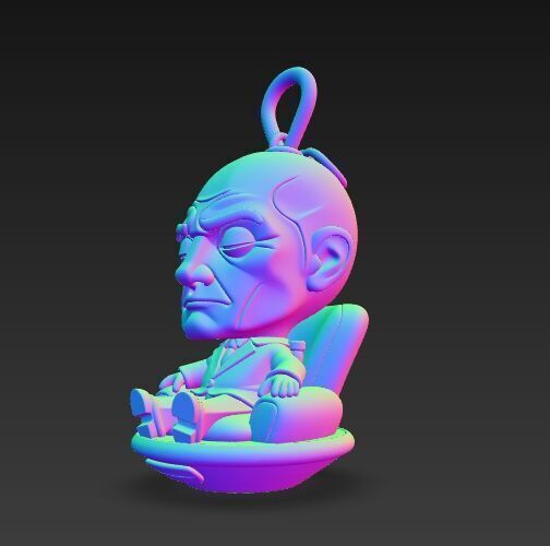 Cute Heroes Characters Keychain Collection Set of 6 3D print model_65