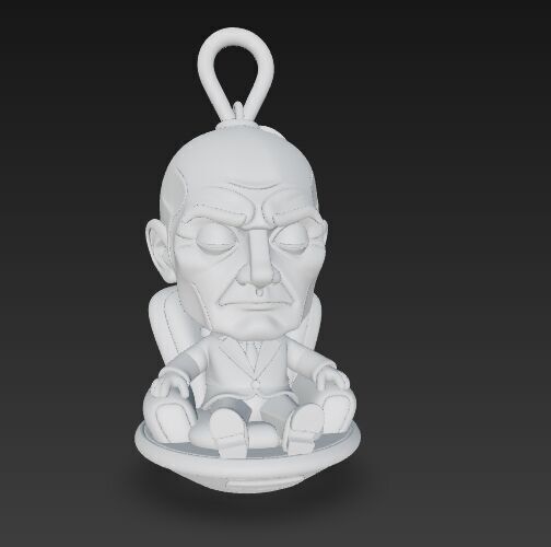 Cute Heroes Characters Keychain Collection Set of 6 3D print model_58