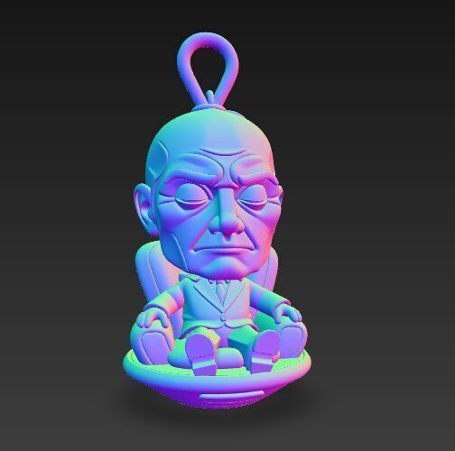 Cute Heroes Characters Keychain Collection Set of 6 3D print model_119