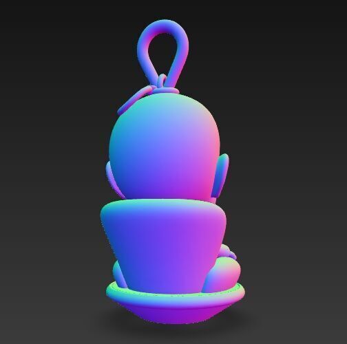 Cute Heroes Characters Keychain Collection Set of 6 3D print model_90