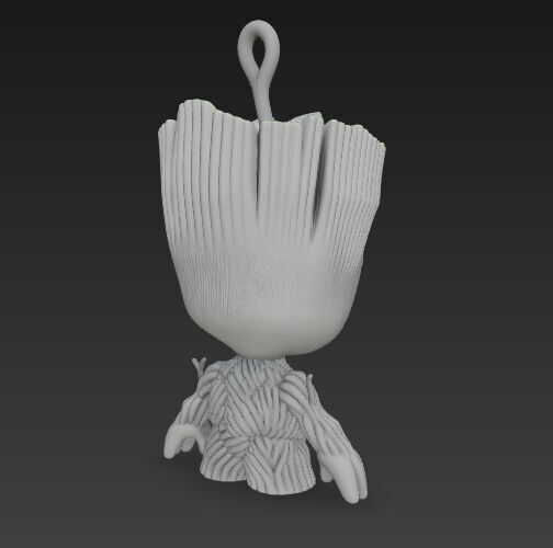 Cute Heroes Characters Keychain Collection Set of 6 3D print model_8