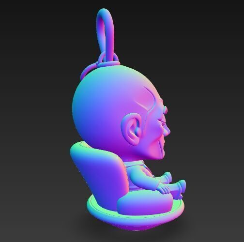 Cute Heroes Characters Keychain Collection Set of 6 3D print model_71