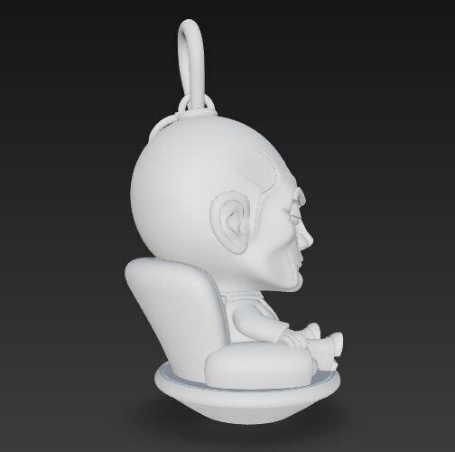 Cute Heroes Characters Keychain Collection Set of 6 3D print model_62