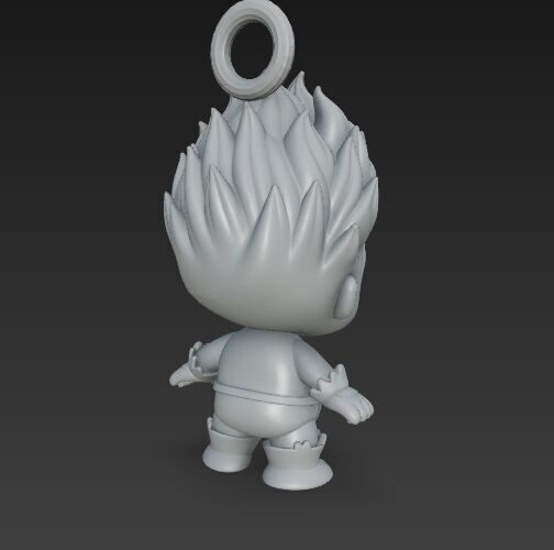 Cute Heroes Characters Keychain Collection Set of 6 3D print model_24