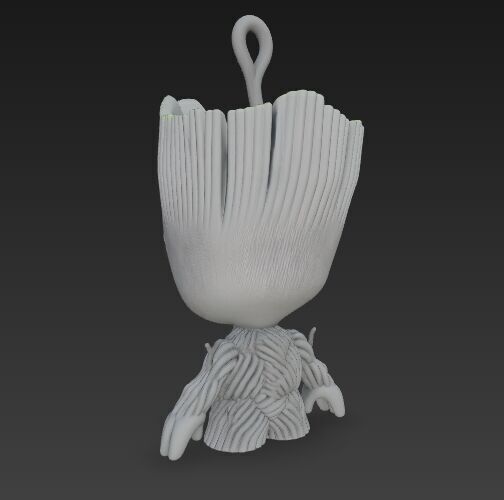 Cute Heroes Characters Keychain Collection Set of 6 3D print model_9