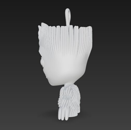 Cute Heroes Characters Keychain Collection Set of 6 3D print model_22