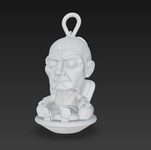 Cute Heroes Characters Keychain Collection Set of 6 3D print model_69