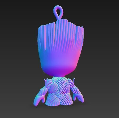 Cute Heroes Characters Keychain Collection Set of 6 3D print model_16