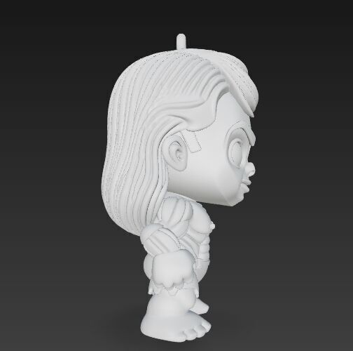 Cute Heroes Characters Keychain Collection Set of 6 3D print model_74