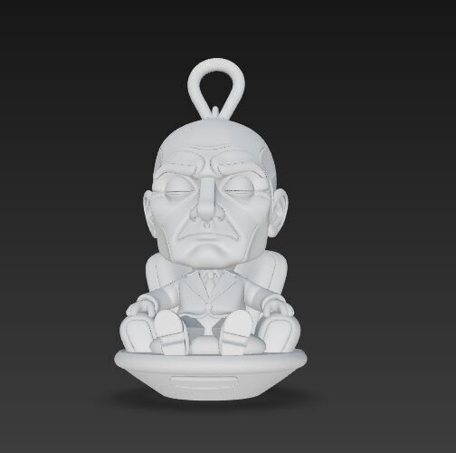 Cute Heroes Characters Keychain Collection Set of 6 3D print model_52