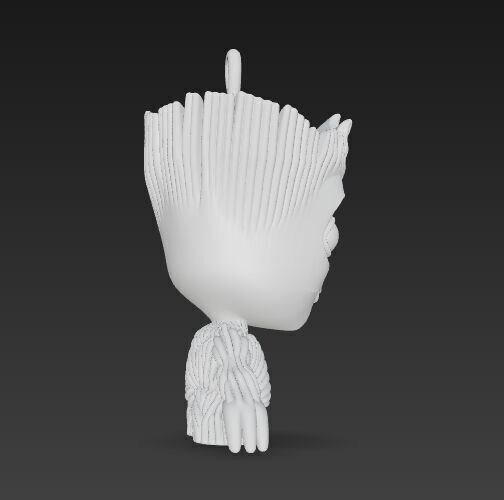 Cute Heroes Characters Keychain Collection Set of 6 3D print model_20