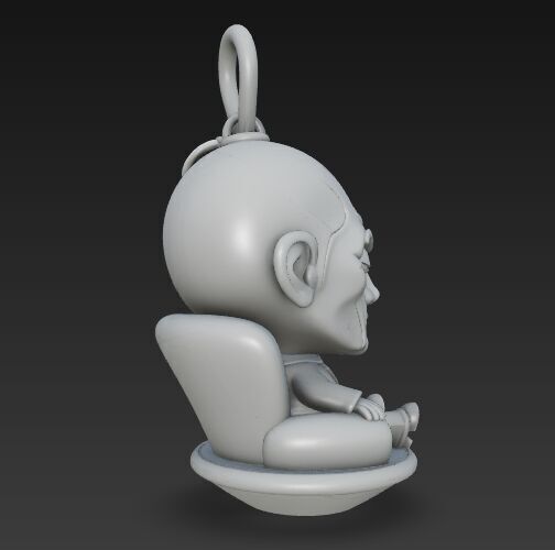 Cute Heroes Characters Keychain Collection Set of 6 3D print model_66