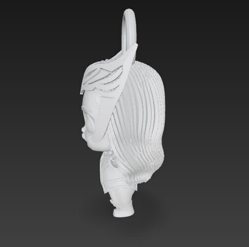 Cute Heroes Characters Keychain Collection Set of 6 3D print model_73