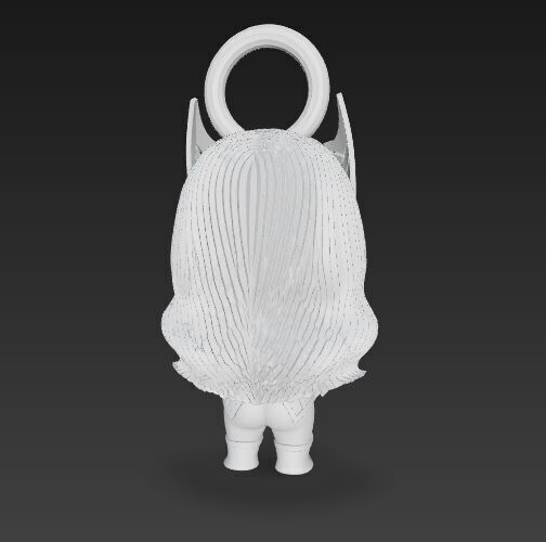 Cute Heroes Characters Keychain Collection Set of 6 3D print model_67