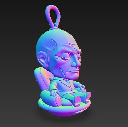 Cute Heroes Characters Keychain Collection Set of 6 3D print model_79