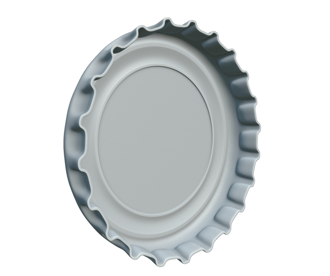  Metal Bottle Cap 3D model_13