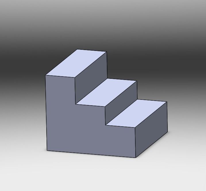 stairs set of Free 3D model_0