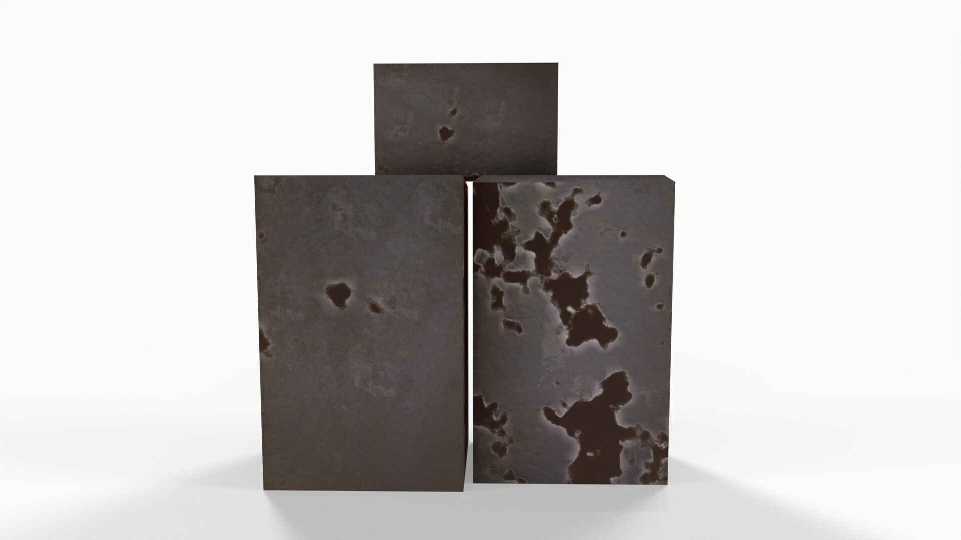 Electric Boxes Low-poly 3D model_7