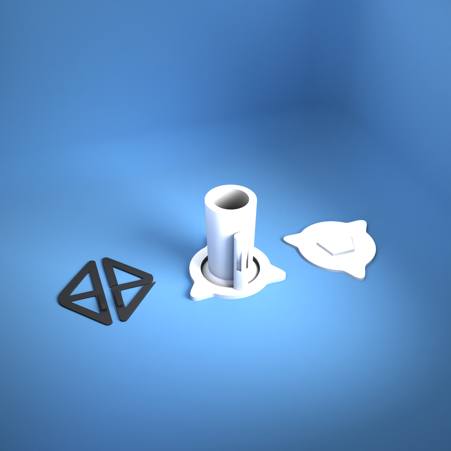 SB19 Light stand holder  3D print model_4