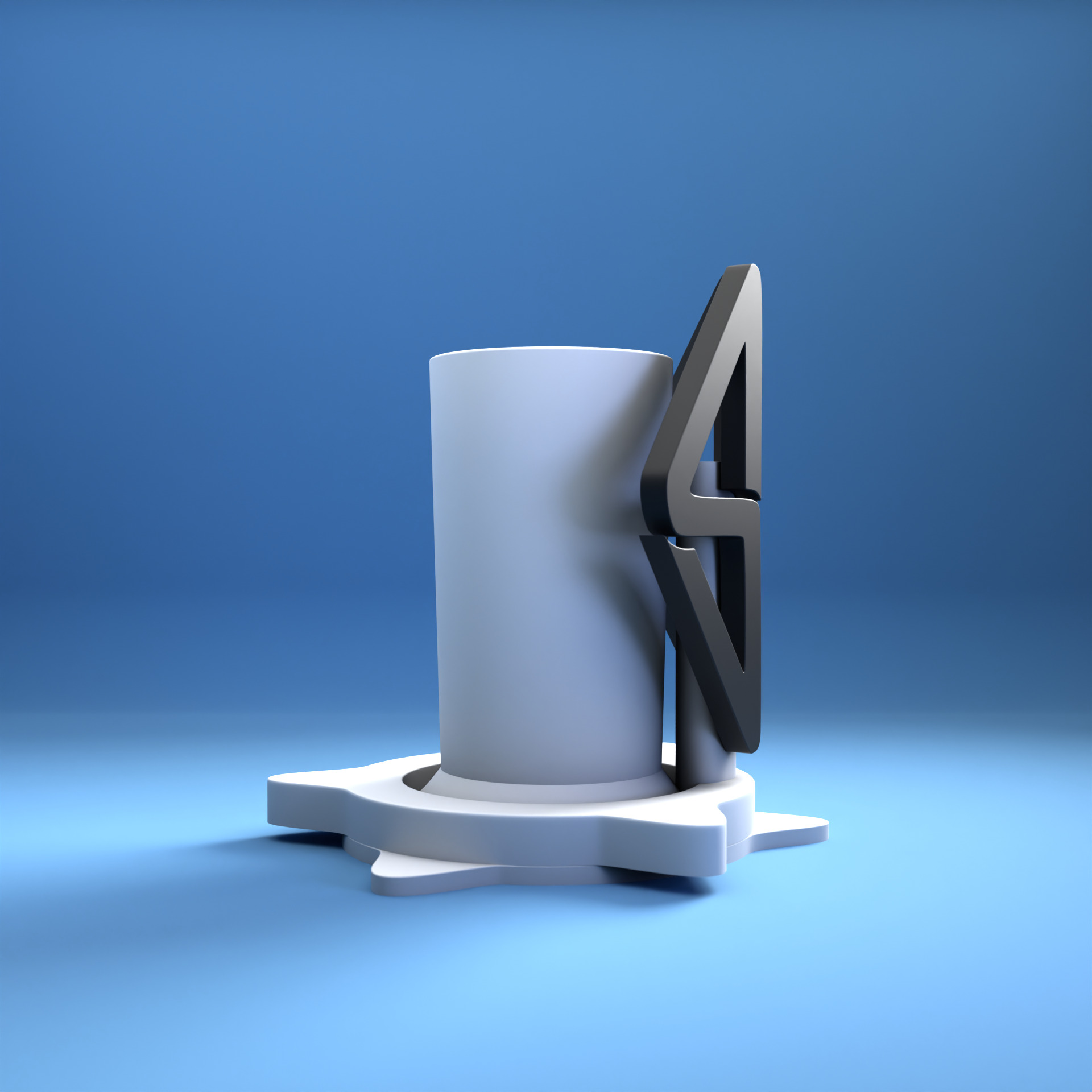 SB19 Light stand holder  3D print model_2