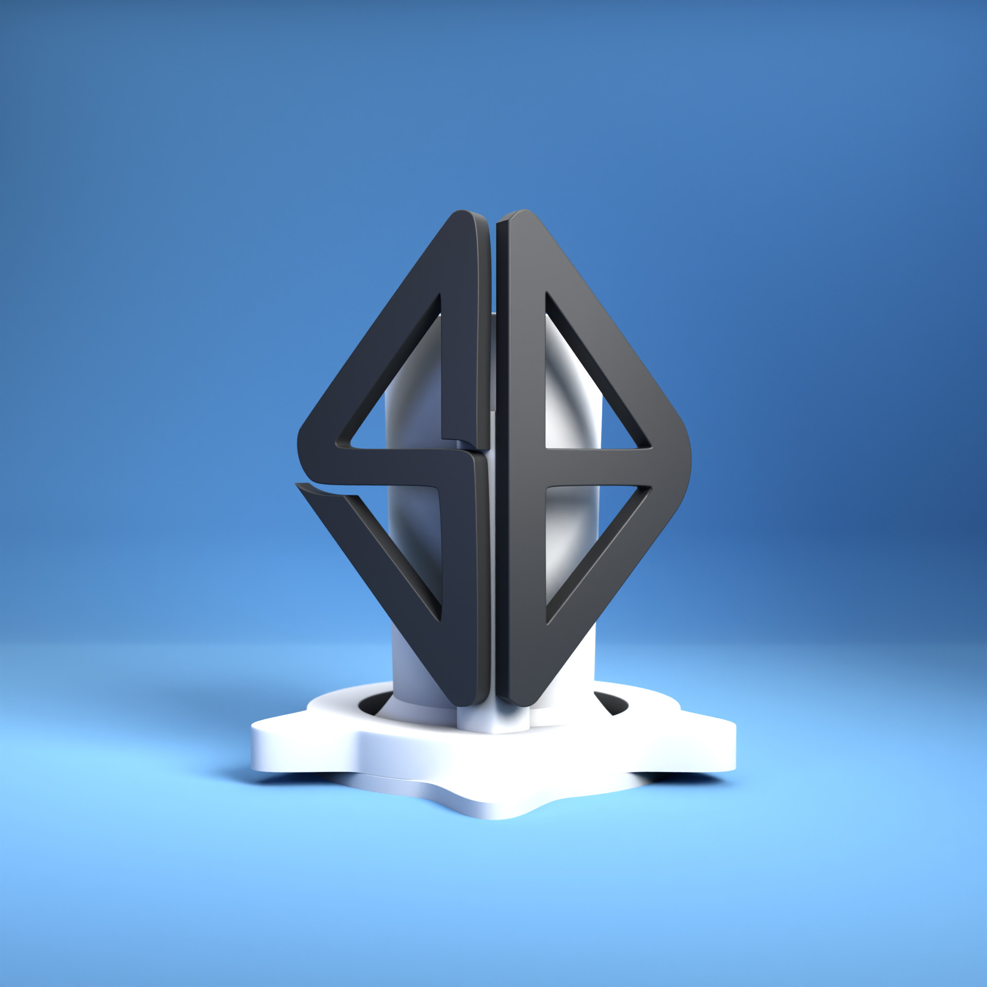 SB19 Light stand holder  3D print model_1
