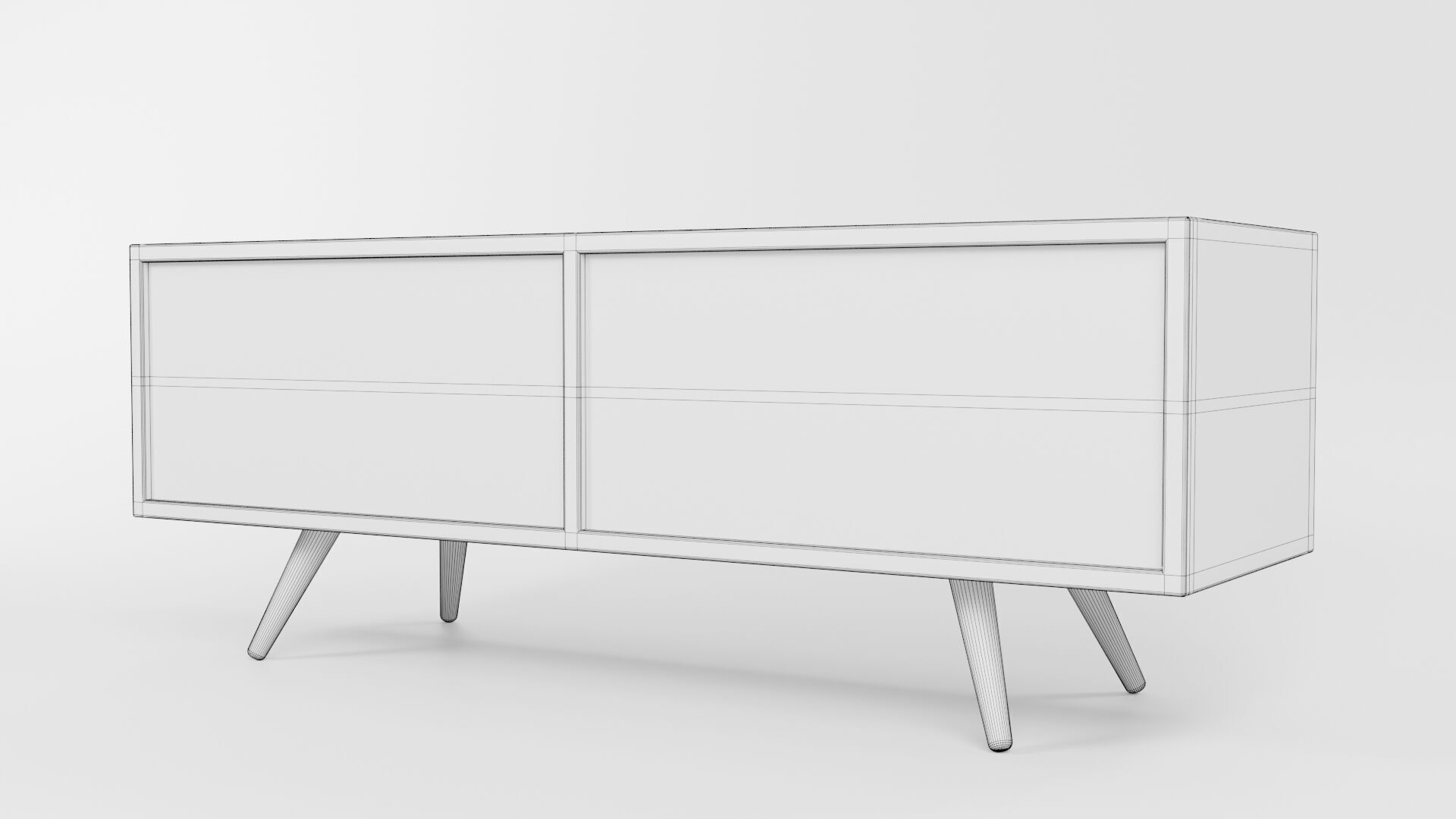 TV Rack CG18 3D model_9