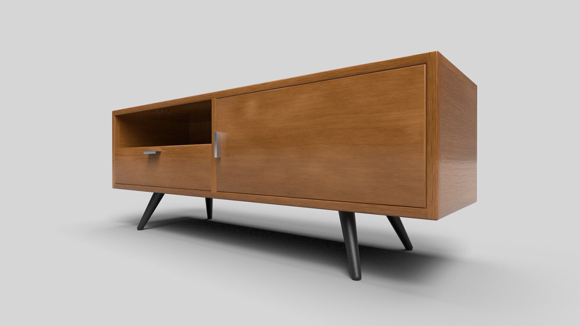 TV Rack CG18 3D model_1