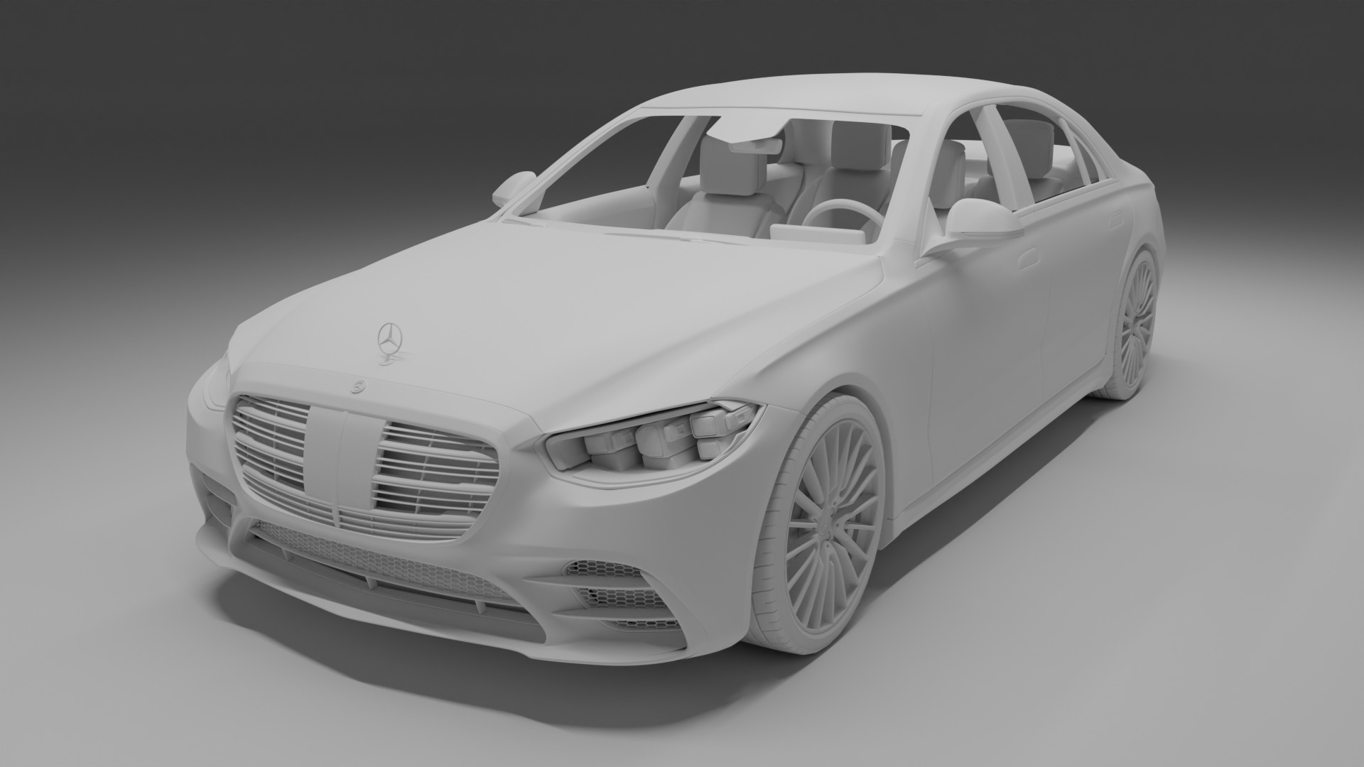 MERCEDES BENZ S CLASS 2021 3D model_12