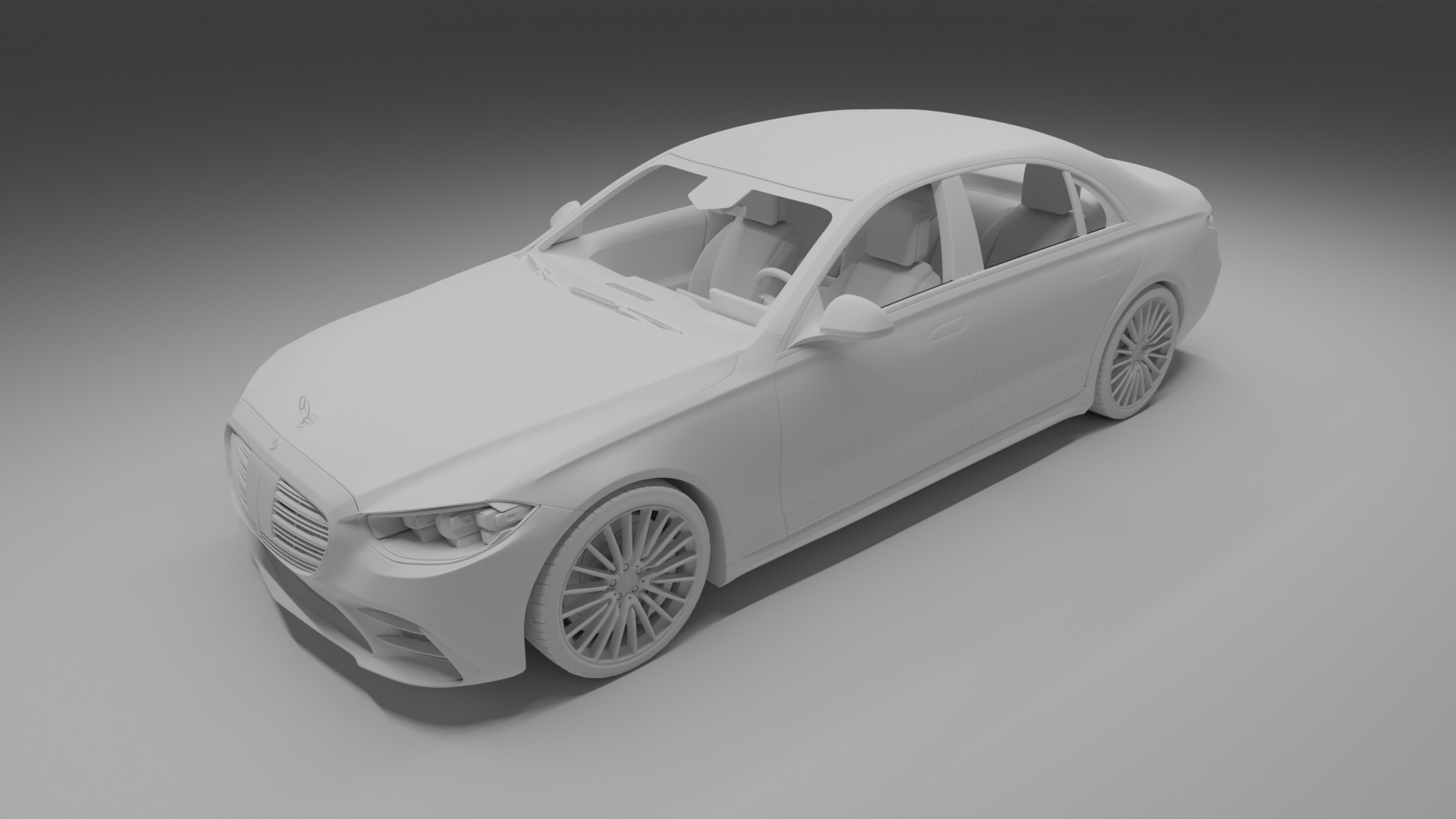 MERCEDES BENZ S CLASS 2021 3D model_14