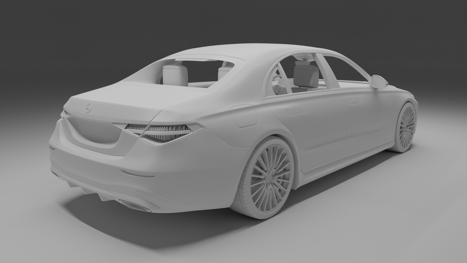 MERCEDES BENZ S CLASS 2021 3D model_13