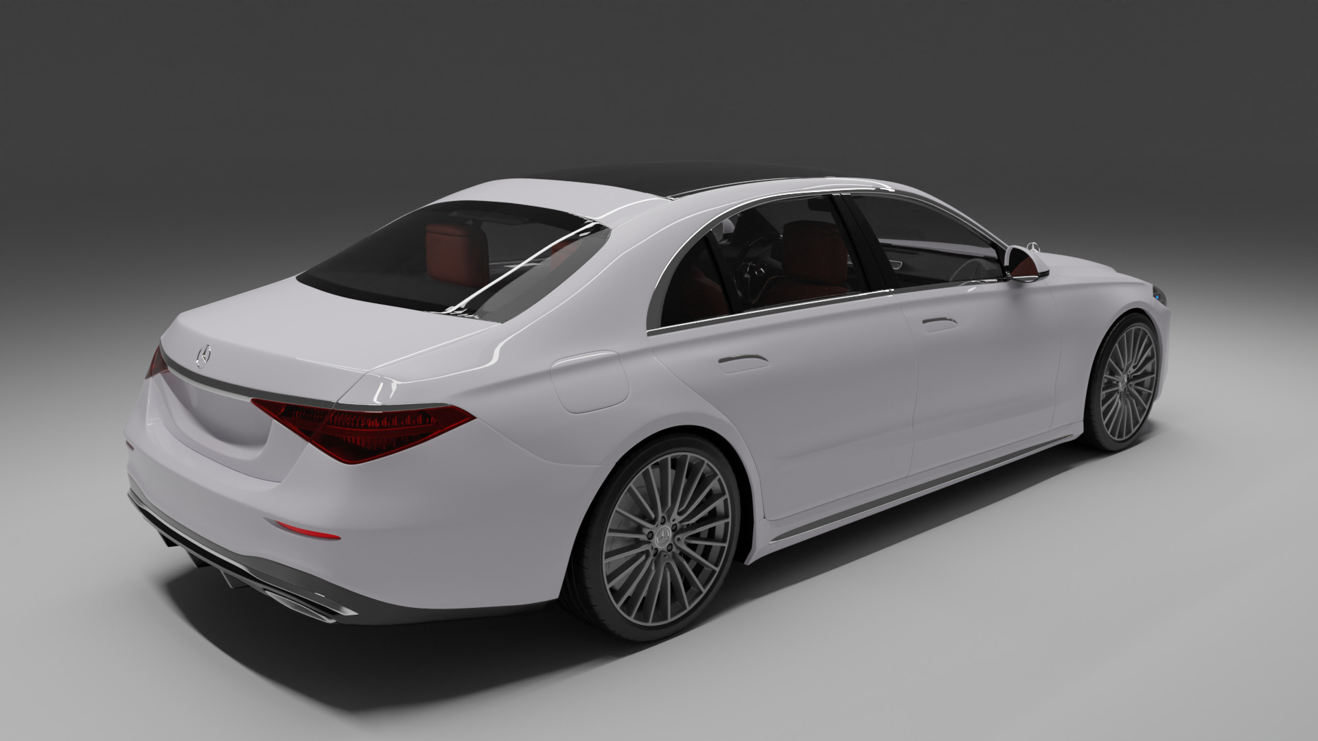 MERCEDES BENZ S CLASS 2021 3D model_2