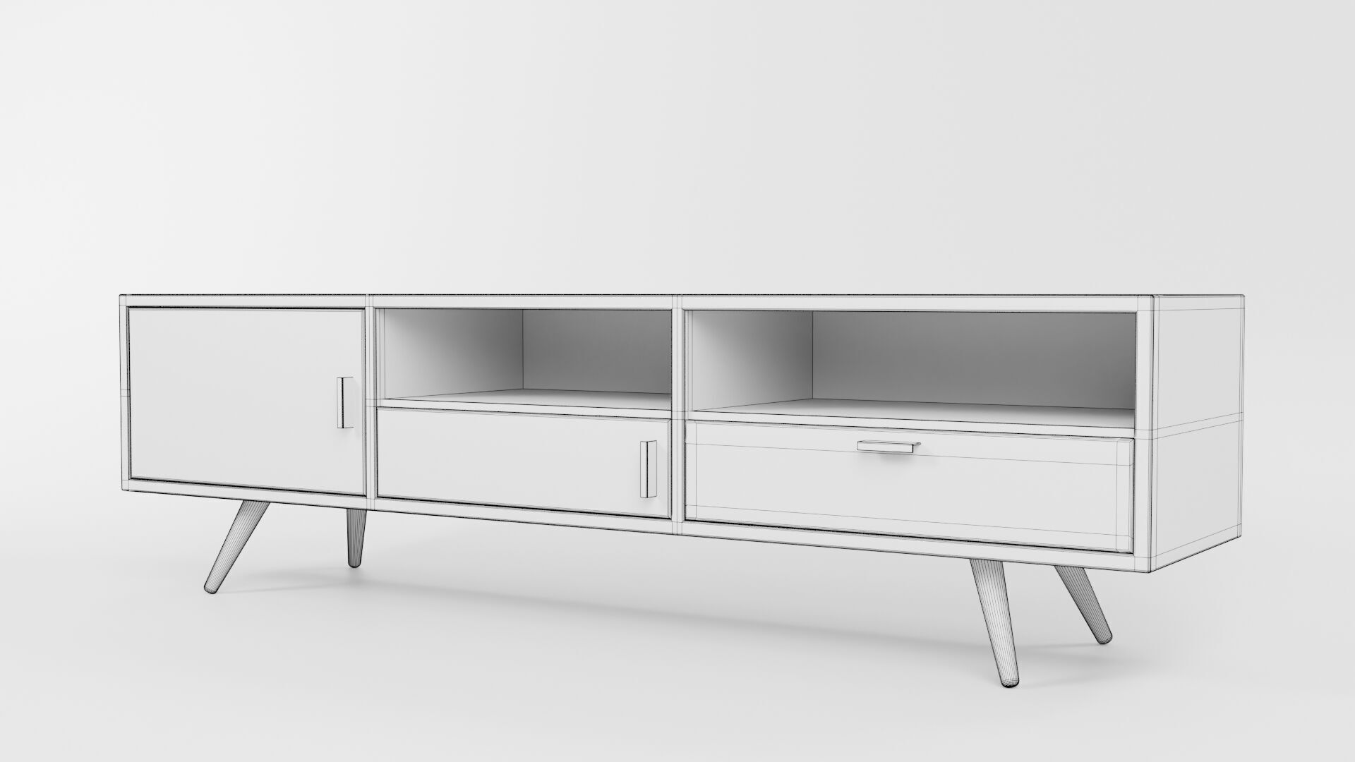 TV Rack CG19 3D model_8