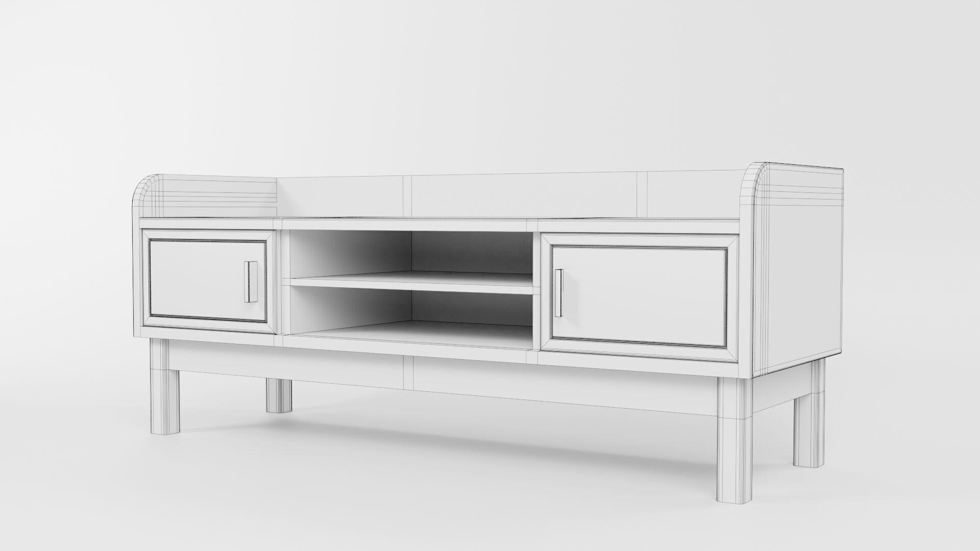 TV Rack CG20 3D model_8