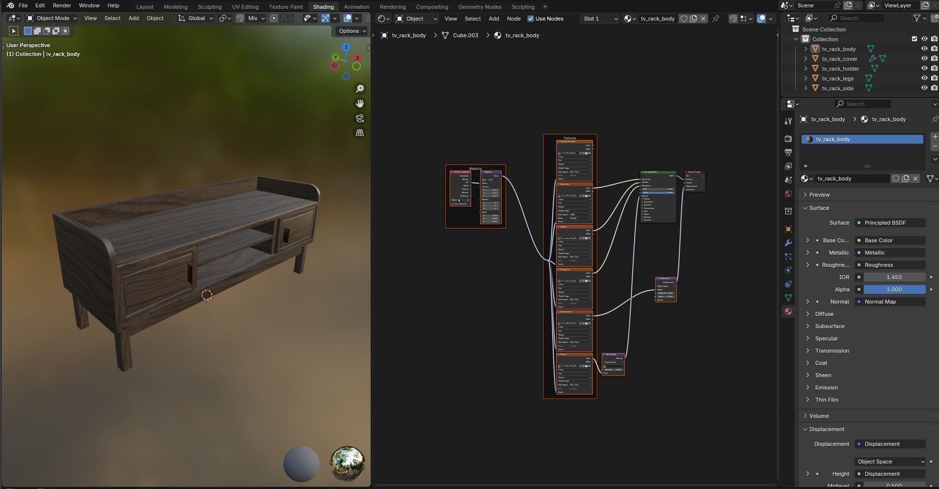 TV Rack CG20 3D model_15