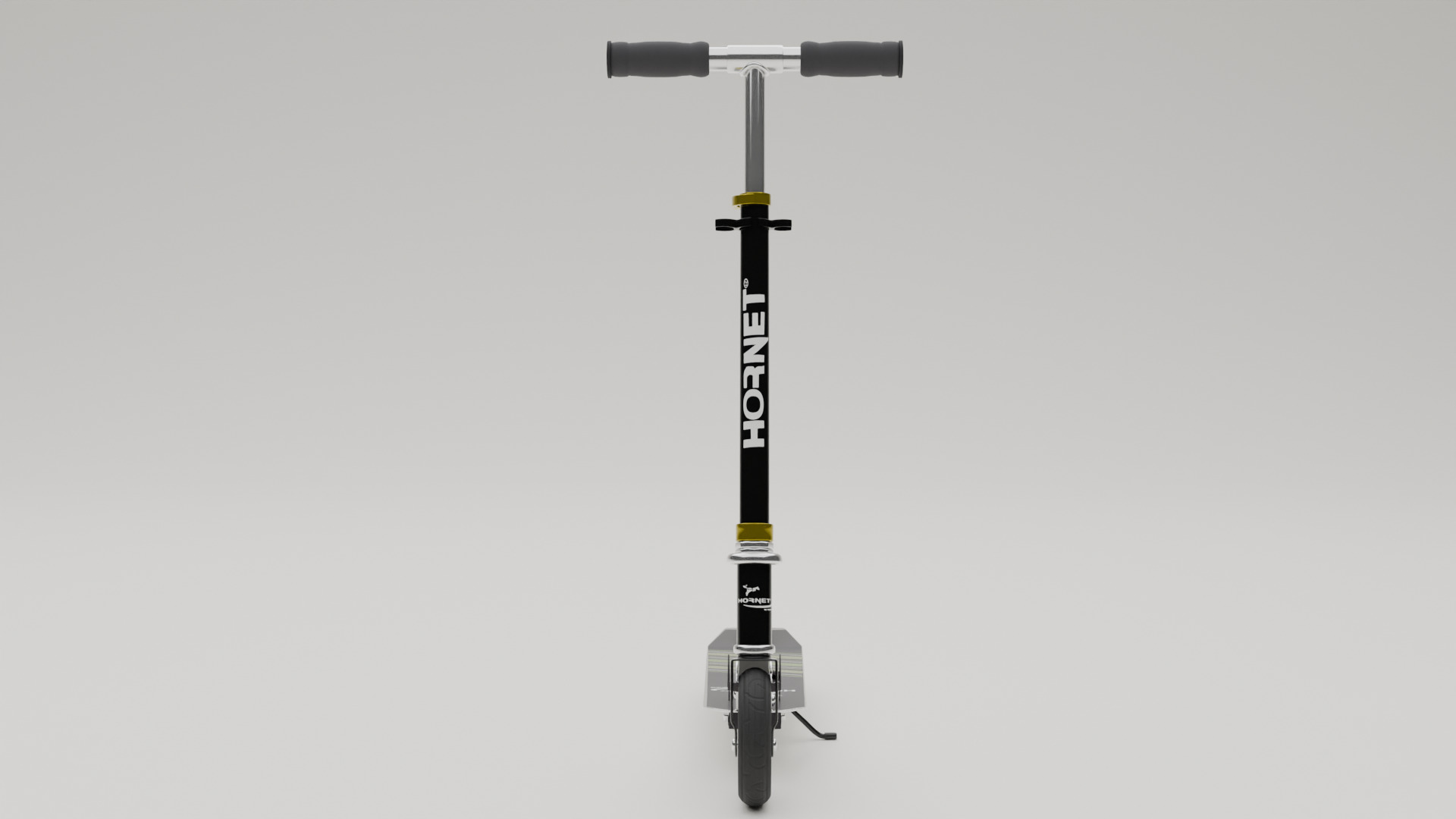 Electric Scooter Low-poly 3D model_2