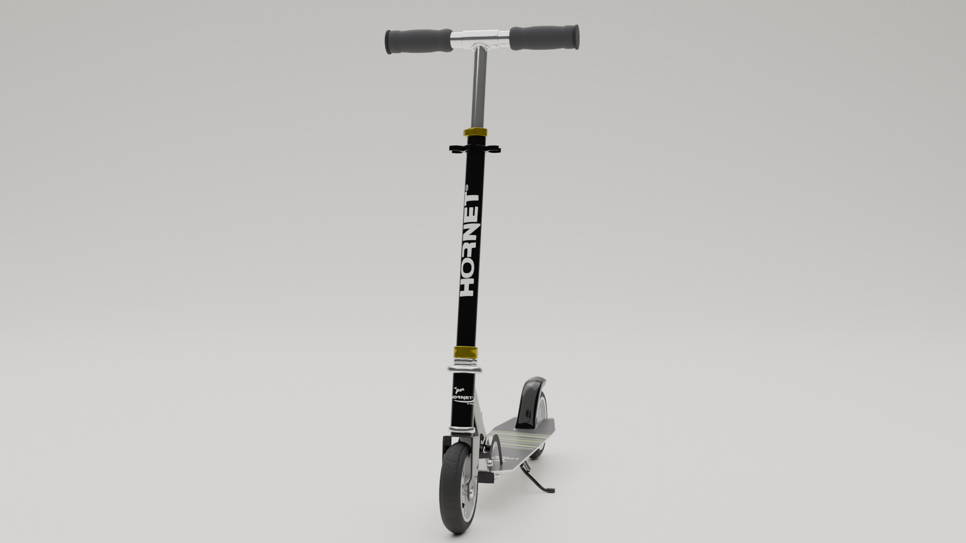Electric Scooter Low-poly 3D model_3