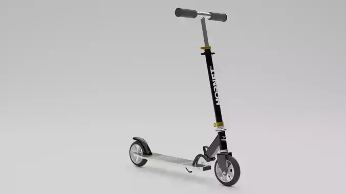Electric Scooter Low-poly 3D model