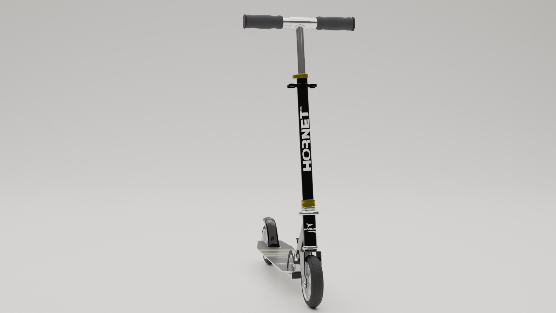 Electric Scooter Low-poly 3D model_8