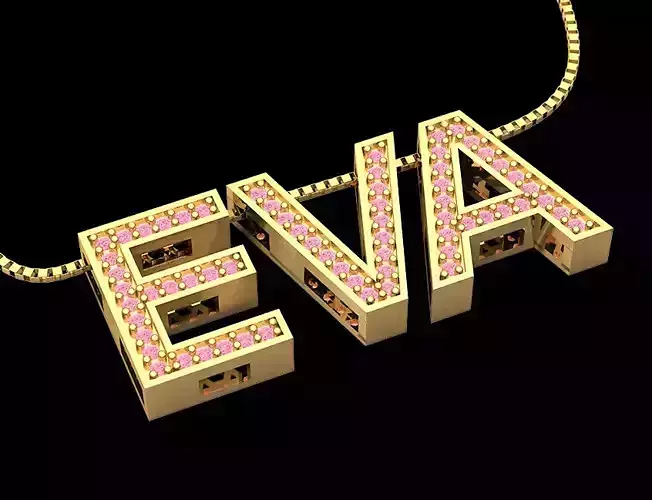 EVA  necklace 3D print model