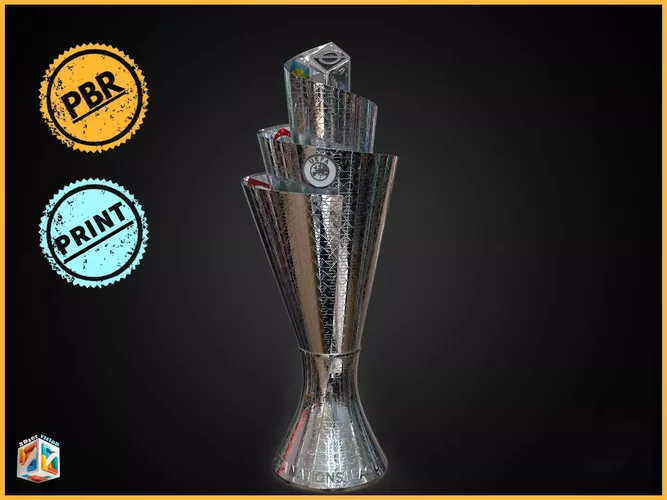 UEFA Nations League Trophy football award -Cinematic- 3D print