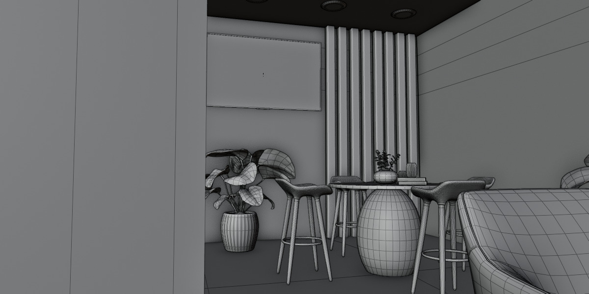 Modern Double-Story Exhibition Booth Design 3D model_16