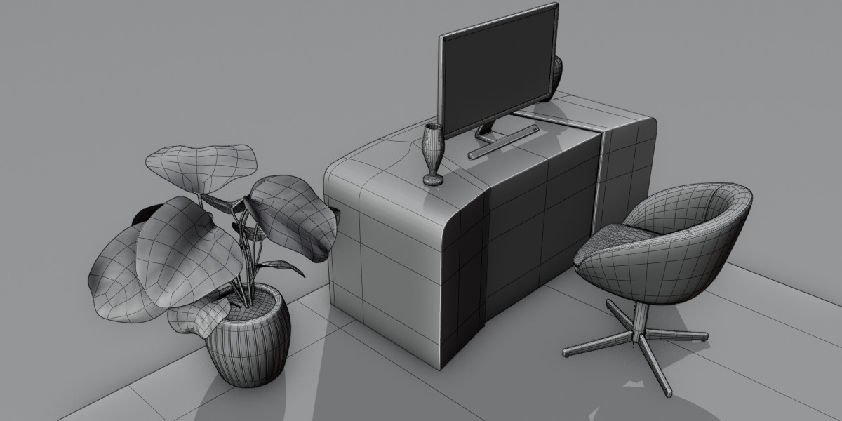 Modern Double-Story Exhibition Booth Design 3D model_24