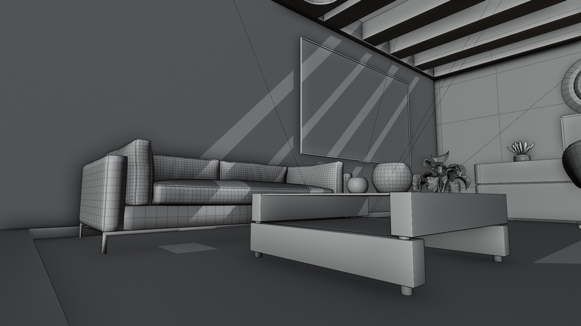 Modern Double-Story Exhibition Booth Design 3D model_29