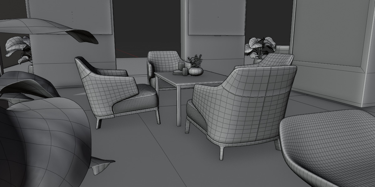 Modern Double-Story Exhibition Booth Design 3D model_18