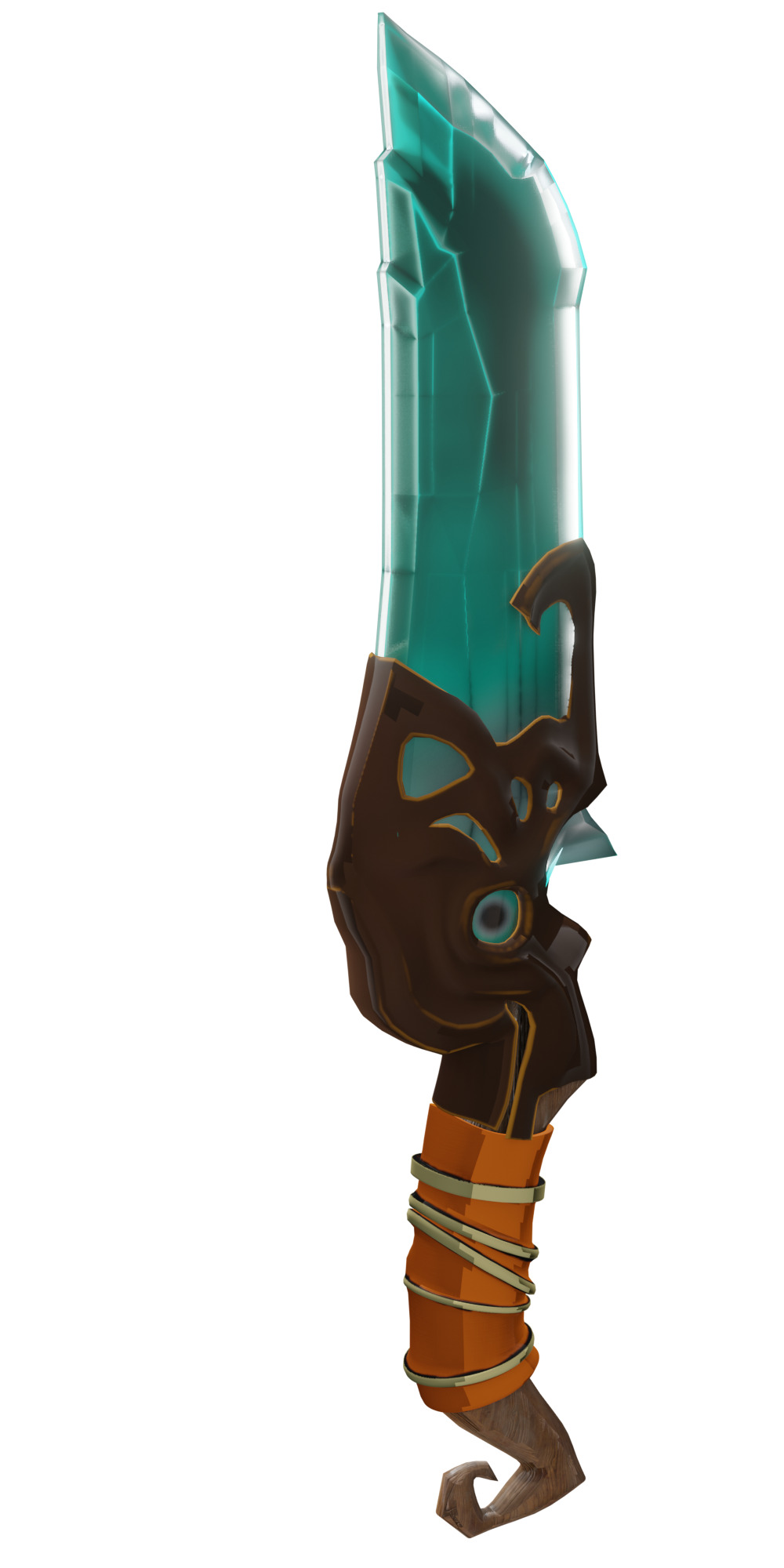 Stylish Dagger 3D Model 3D model_7