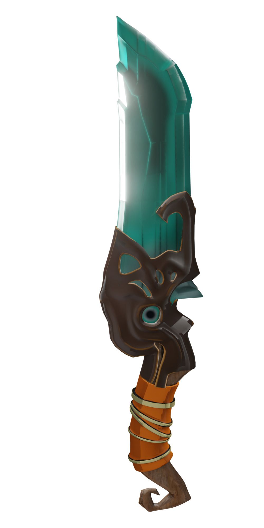Stylish Dagger 3D Model 3D model_6