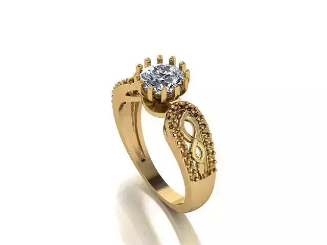  Ring Use For  Moissanite Diamonds