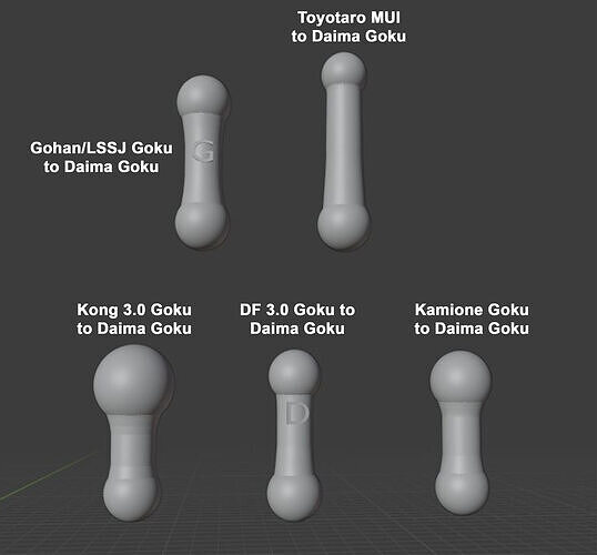 Dragon Ball Neck Joints for SHF Daima Adult Goku and Vegeta  3D print model
